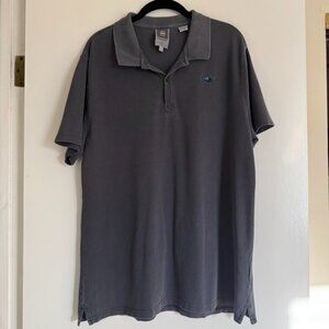 G-Star Raw Men's Distressed Navy Blue Short Sleeve Polo Dino Embroidery - XL